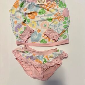 The Beaufort Bonnet Company Floral Diaper Cover Set - Pink and Multicolor